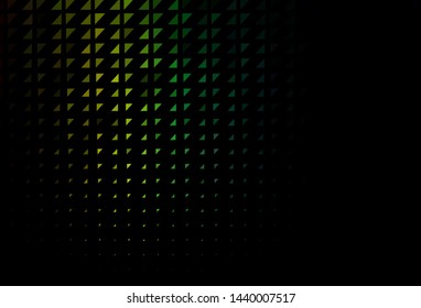Dark Multicolor, Rainbow vector backdrop with dots. Beautiful colored illustration with blurred circles in nature style. Pattern of water, rain drops.