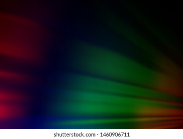 Dark Multicolor, Rainbow vector backdrop with long lines. Blurred decorative design in simple style with lines. Backdrop for TV commercials.