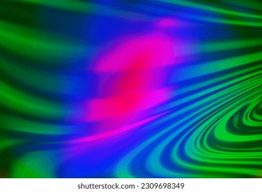 Dark Multicolor, Rainbow vector backdrop with bent lines. Modern gradient abstract illustration with bandy lines. A new texture for your  ad, booklets, leaflets.