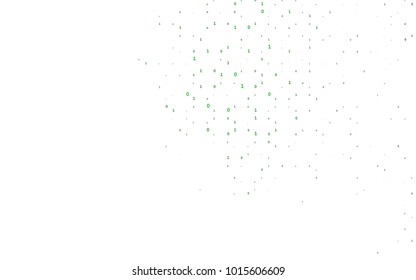 Dark Multicolor, Rainbow vector background with signs of numerals. Blurred design in simple style with collection of numerals. Template can be used as a background for ads of typography.