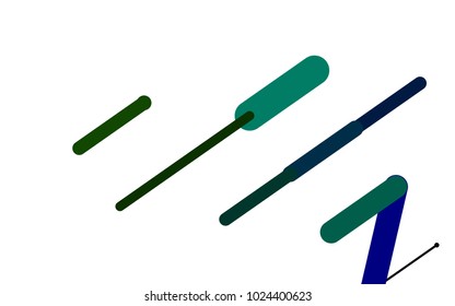 Dark Multicolor, Rainbow vector background with straight lines. Decorative shining illustration with lines on abstract template. The template can be used as a background.