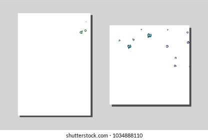 Dark Multicolor, Rainbow vector background for presentations. Glitter abstract design concept with text box. Beautiful design for cover of notepads.