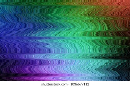 Dark Multicolor, Rainbow vector background with bubble shapes. A sample with blurred bubble shapes. The elegant pattern for brand book.
