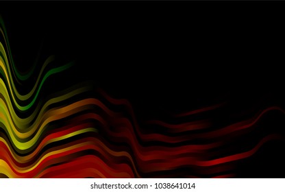 Dark Multicolor, Rainbow vector background with bubble shapes. Creative illustration in halftone marble style with gradient. New composition for your brand book.