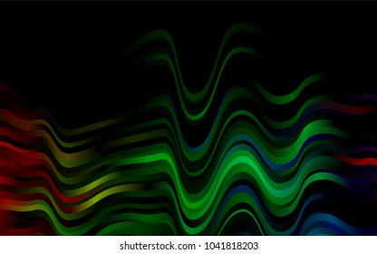 Dark Multicolor, Rainbow vector background with lamp shapes. Geometric illustration in marble style with gradient.  A completely new marble design for your business.