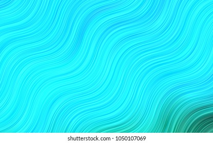 Dark Multicolor, Rainbow vector background with bent lines. A sample with blurred bubble shapes. The template for cell phone backgrounds.