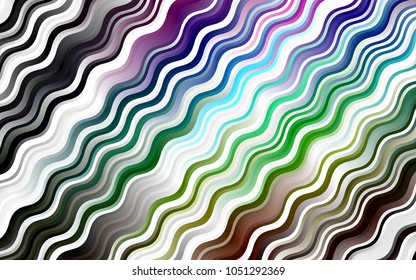 Dark Multicolor, Rainbow vector background with lava shapes. Shining crooked illustration in marble style. New composition for your brand book.