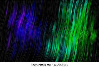 Dark Multicolor, Rainbow vector background with bubble shapes. Colorful abstract illustration with gradient lines. A new texture for your  ad, booklets, leaflets.