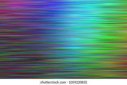 Dark Multicolor, Rainbow vector background with straight lines. Lines on blurred abstract background with gradient. The pattern can be used as ads, poster, banner for commercial.