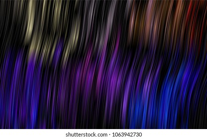 Dark Multicolor, Rainbow vector background with lava shapes. Creative illustration in halftone marble style with gradient. New composition for your brand book.