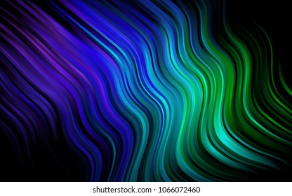 Dark Multicolor, Rainbow vector background with bubble shapes. A vague circumflex abstract illustration with gradient. The best blurred design for your business.