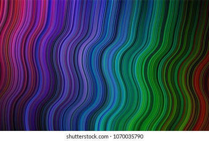 Dark Multicolor, Rainbow vector background with bubble shapes. Colorful illustration in abstract marble style with gradient. Marble style for your business design.