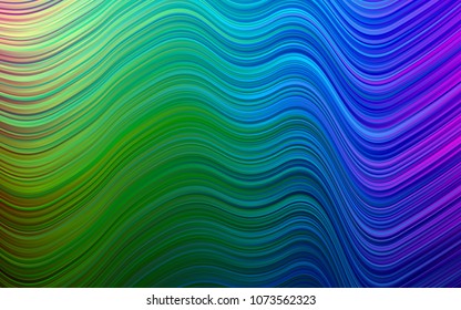 Dark Multicolor, Rainbow vector background with bubble shapes. A completely new color illustration in marble style. A completely new marble design for your business.