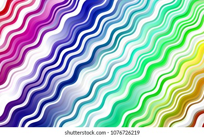 Dark Multicolor, Rainbow vector background with liquid shapes. Geometric illustration in marble style with gradient.  The elegant pattern for brand book.
