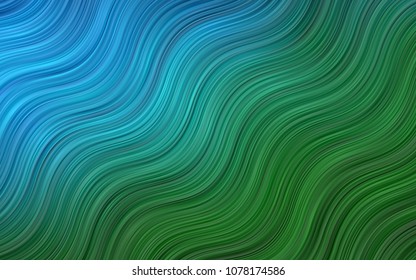 Dark Multicolor, Rainbow vector background with bubble shapes. A vague circumflex abstract illustration with gradient. The template for cell phone backgrounds.