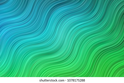 Dark Multicolor, Rainbow vector background with bubble shapes. Blurred geometric sample with gradient bubbles.  A completely new template for your business design.