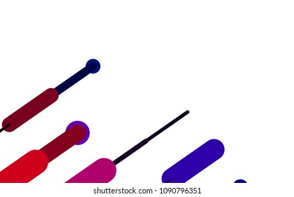 Dark Multicolor, Rainbow vector background with straight lines. Decorative shining illustration with lines on abstract template. The pattern can be used for websites.