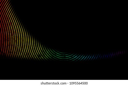 Dark Multicolor, Rainbow vector background with lava shapes. Geometric illustration in marble style with gradient.  Textured wave pattern for backgrounds.