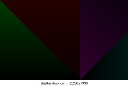 Dark Multicolor, Rainbow vector background with bright palette. Color palette with set of colors. Template of colors for smart designers.