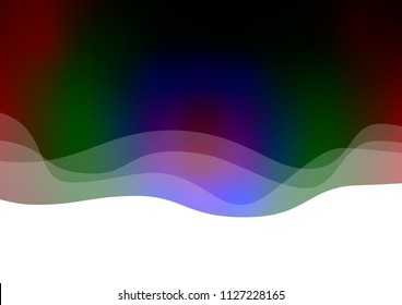Dark Multicolor, Rainbow vector background with bent lines. A vague circumflex abstract illustration with gradient. Textured wave pattern for backgrounds.