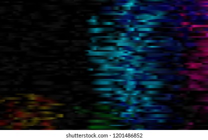 Dark Multicolor, Rainbow vector background with straight lines. Shining colored illustration with narrow lines. The pattern can be used for websites.