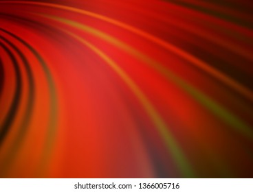 Dark Multicolor, Rainbow vector background with lamp shapes. Glitter abstract illustration with wry lines. Marble design for your web site.