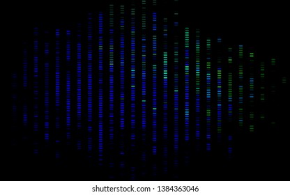 Dark Multicolor, Rainbow vector background with straight lines. Decorative shining illustration with lines on abstract template. Smart design for your business advert.