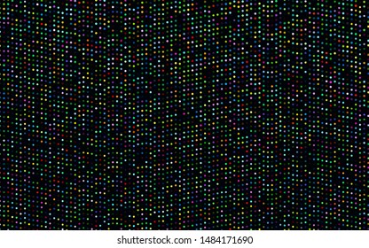 Dark Multicolor, Rainbow vector background with bubbles. Blurred bubbles on abstract background with colorful gradient. Pattern for beautiful websites.