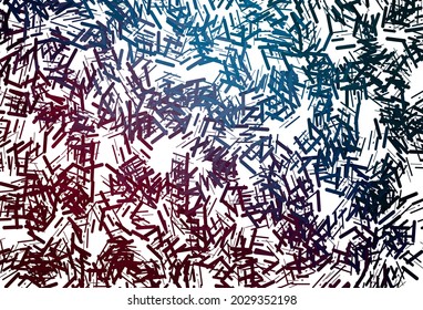 Dark multicolor, rainbow vector background with straight lines. Glitter abstract illustration with colored sticks. Smart design for your business advert.