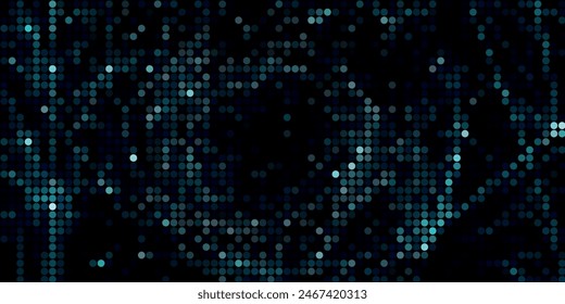 Dark Multicolor, Rainbow vector background with bubbles. Illustration with set of shining colorful abstract circles. The pattern can be used for aqua ad, booklets.