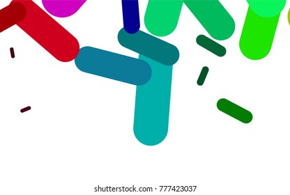 Dark Multicolor, Rainbow vector background with straight lines. Blurred decorative design in simple style with lines. Smart design for your business advert.