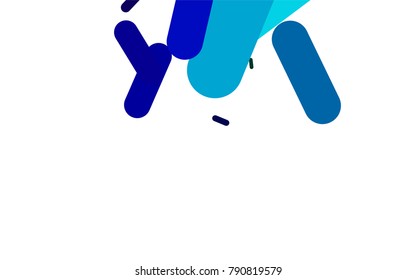 Dark Multicolor, Rainbow vector background with straight lines. Shining colored illustration with rounded stripes. Best design for your ad, poster, banner.