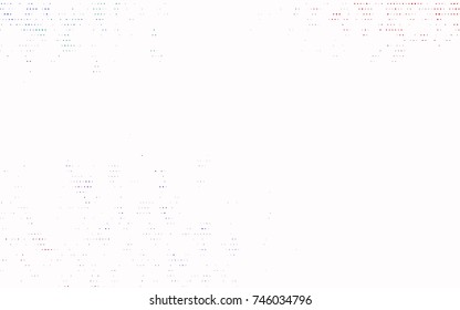 Dark Multicolor, Rainbow vector banner with circles, spheres. Abstract spots. Background of Art bubbles in halftone style with colored gradient.