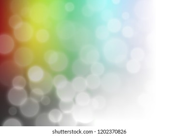 Dark Multicolor, Rainbow vector blur pattern. Modern geometrical abstract illustration with gradient. A new texture for your design.