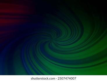 Dark Multicolor, Rainbow vector blur pattern. Colorful abstract illustration with gradient. The elegant pattern for brand book.