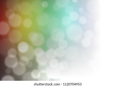 Dark Multicolor, Rainbow vector blurred bokeh bright background. Colorful illustration in abstract style with gradient. The best blurred design for your business.