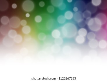 Dark Multicolor, Rainbow vector blurred background. Colorful illustration in blurry style with gradient. The elegant pattern for brand book.