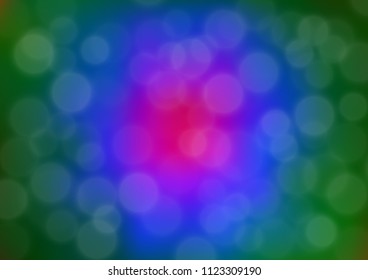 Dark Multicolor, Rainbow vector blurred bright background. A vague abstract illustration with gradient. Brand new style for your business design.