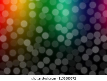 Dark Multicolor, Rainbow vector blurred background. Colorful illustration in blurry style with gradient. Brand new design for your business.