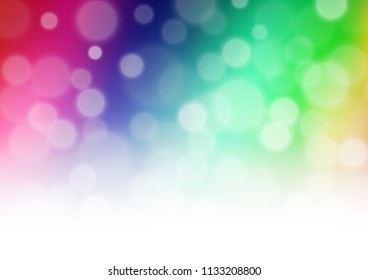 Dark Multicolor, Rainbow vector blurred bright pattern. An elegant bright illustration with gradient. The template can be used for your brand book.