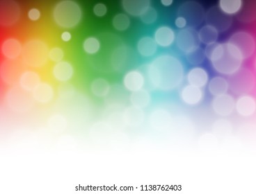 Dark Multicolor, Rainbow vector blurred bright background. An elegant bright illustration with gradient. Brand new style for your business design.