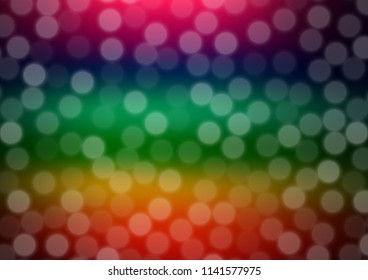 Dark Multicolor, Rainbow vector blurred and colored template. Shining colorful illustration in a Brand new style. The elegant pattern for brand book.