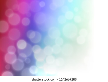 Dark Multicolor, Rainbow vector blurred bokeh bright background. Shining colorful illustration in a Brand new style. The blurred design can be used for your web site.