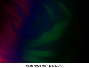 Dark Multicolor, Rainbow vector blurred shine abstract pattern. A vague abstract illustration with gradient. The background for your creative designs.