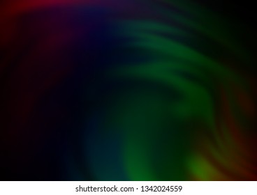 Dark Multicolor, Rainbow vector blurred bright pattern. Shining colorful illustration in a Brand new style. The blurred design can be used for your web site.