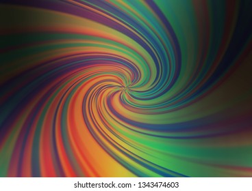 Dark Multicolor, Rainbow vector blurred shine abstract pattern. Glitter abstract illustration with an elegant design. A new texture for your design.