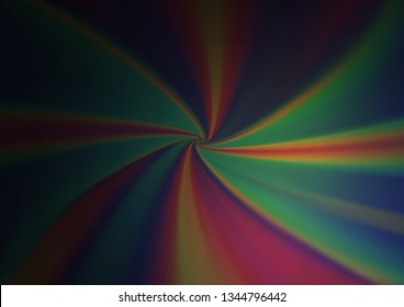 Dark Multicolor, Rainbow vector blurred and colored template. Glitter abstract illustration with an elegant design. A completely new design for your business.