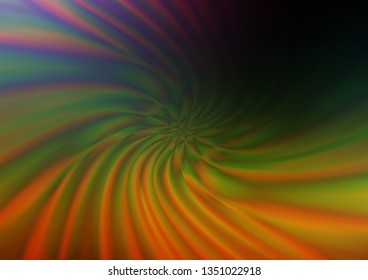 Dark Multicolor, Rainbow vector blurred and colored template. Glitter abstract illustration with an elegant design. The blurred design can be used for your web site.