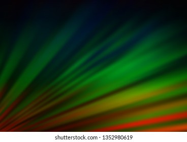 Dark Multicolor, Rainbow vector blurred bright template. A vague abstract illustration with gradient. The best blurred design for your business.