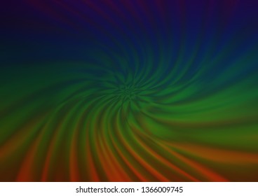 Dark Multicolor, Rainbow vector blurred and colored background. Colorful illustration in blurry style with gradient. The blurred design can be used for your web site.